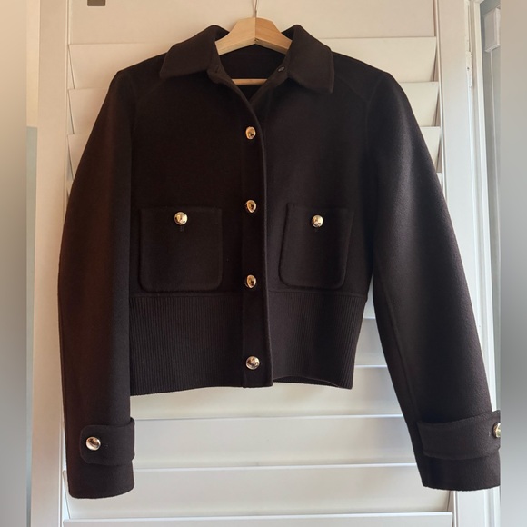 Maje Short cropped coat - Picture 5 of 11